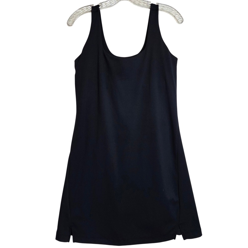 Old Navy Active Powersoft Exercise Dress Navy Blue Built-in Bra & Shorts Medium